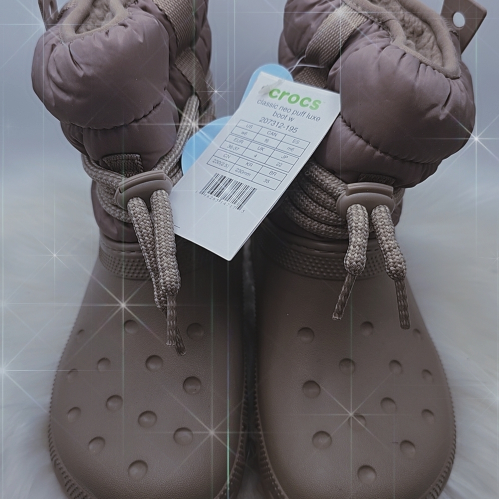 SOLD......CROCS Kids' Chocolate Snow Boots